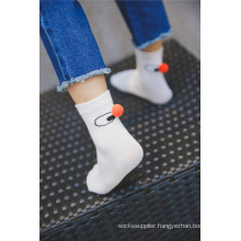 Fantastic Kid Cotton Socks Comfortable Wear Cute Designs with Lovely Ball of The Heel